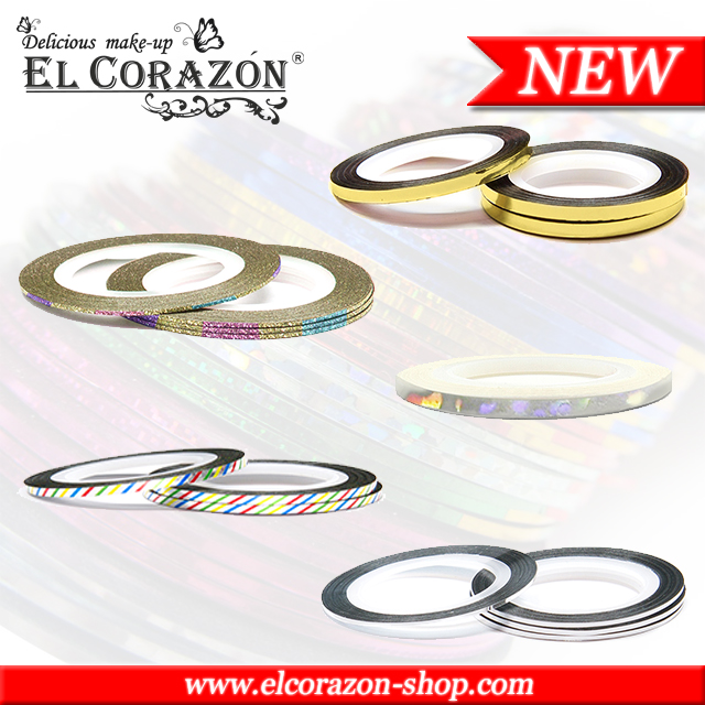 New El Corazon Striping tapes for nail art!