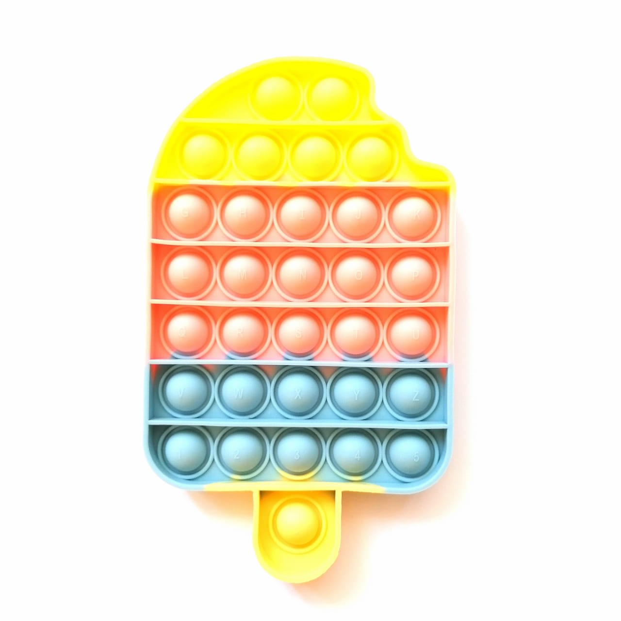 картинка Сенсорная игрушка антистресс Pop it- Радужное мороженное 17,5х10,5 см Popit14  от магазина El Corazon