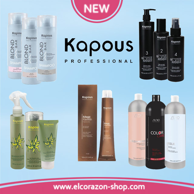 The arrival of new products from the Kapous brand