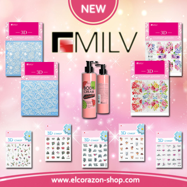 Big arrival of new products from the Milv brand!