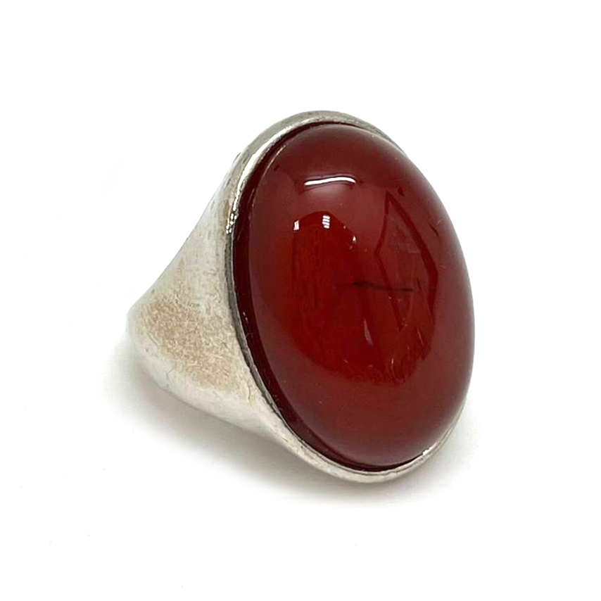 картинка Кольцо из натурального камня сердолик Ring-015-19 от магазина El Corazon