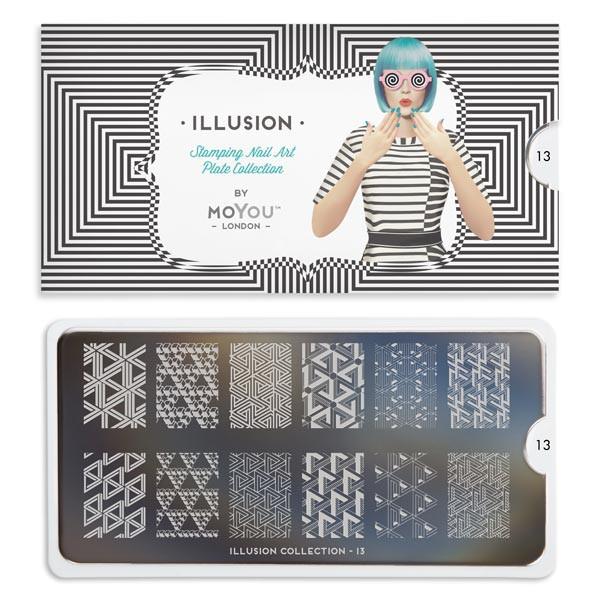 картинка MoYou London Illusion №13 Пластина для стемпинга от магазина El Corazon