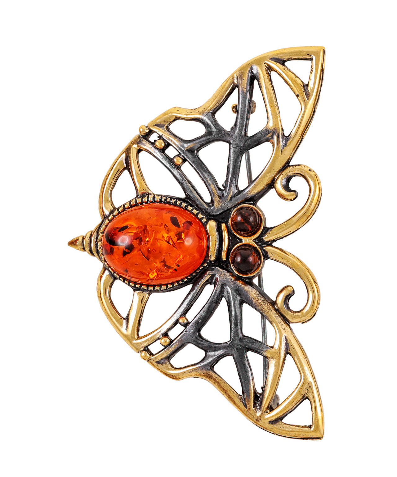 картинка Брошь Мотылек Ажурный 1788.4 от магазина El Corazon