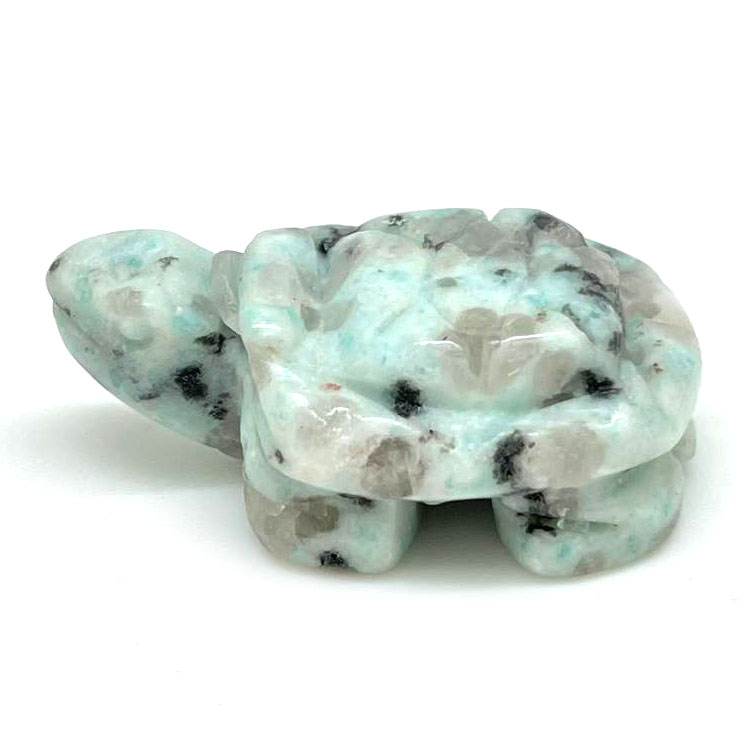 картинка Черепаха-оберег из натурального камня далматиновая яшма Sr-Turt-23 от магазина El Corazon