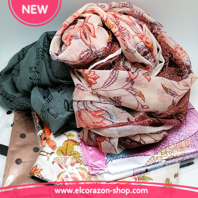 New! Cotton scarves