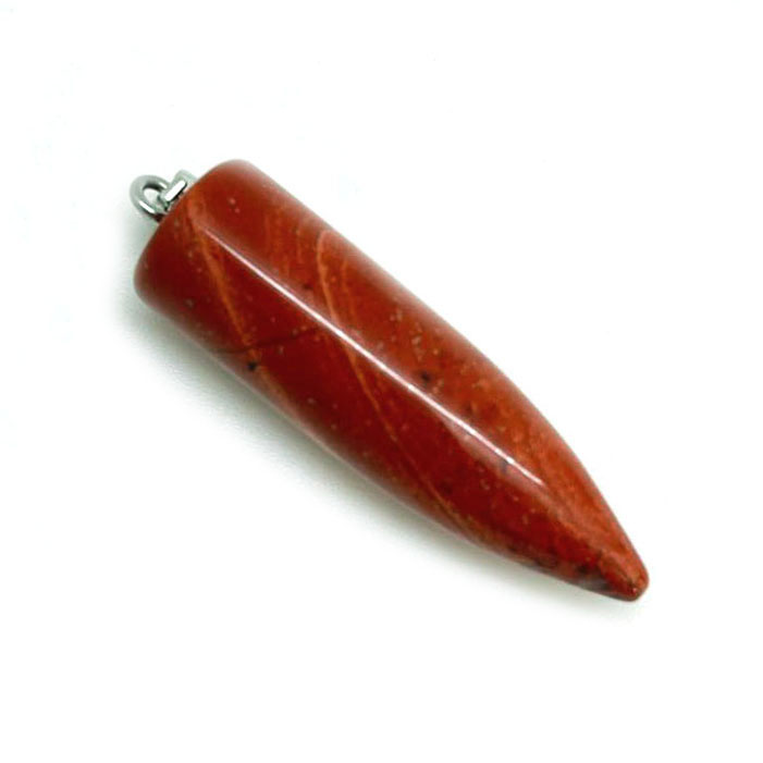 картинка Кулон-маятник из натурального камня яшма красная Kul104 от магазина El Corazon