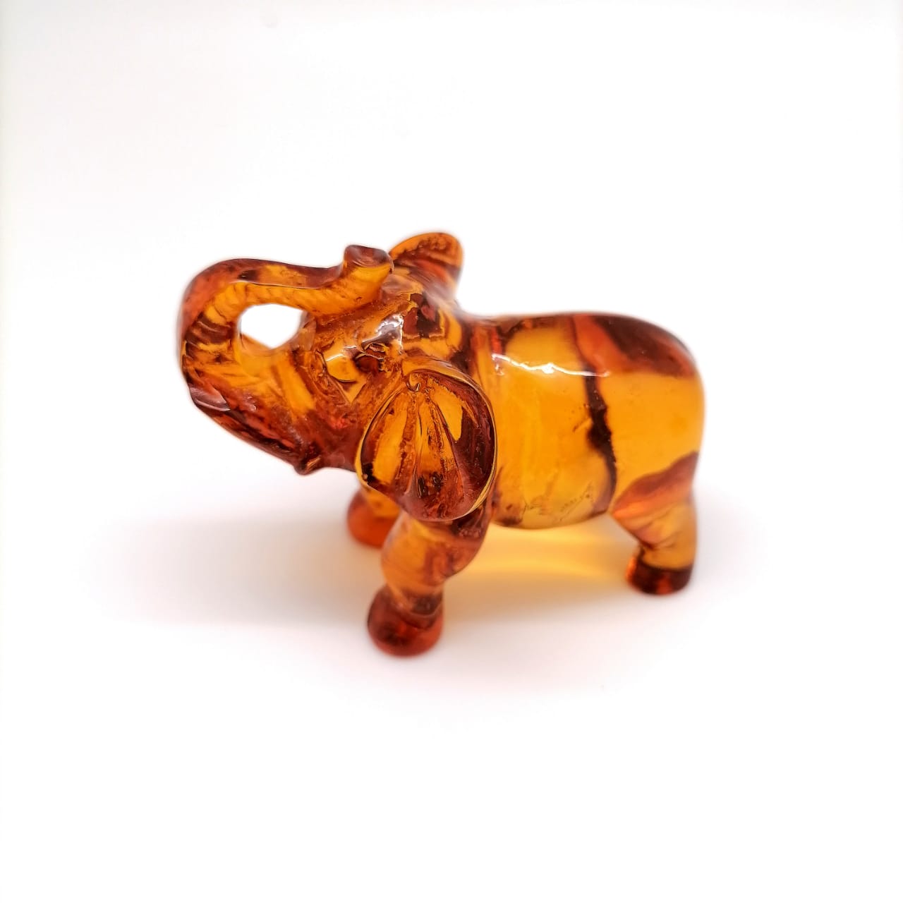 картинка Фигурка Слон из янтаря маленький Sr-Elph-25 от магазина El Corazon