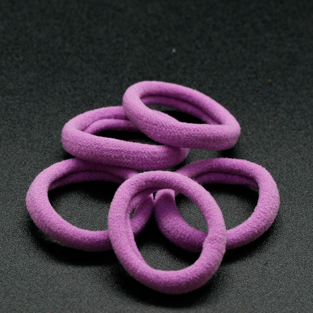 картинка Резинка для волос бесшовная эластичная фиолетовая от магазина El Corazon