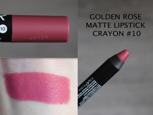 картинка Golden Rose 10 Матовая помада-карандаш для губ Matte Lipstick Crayon от магазина El Corazon