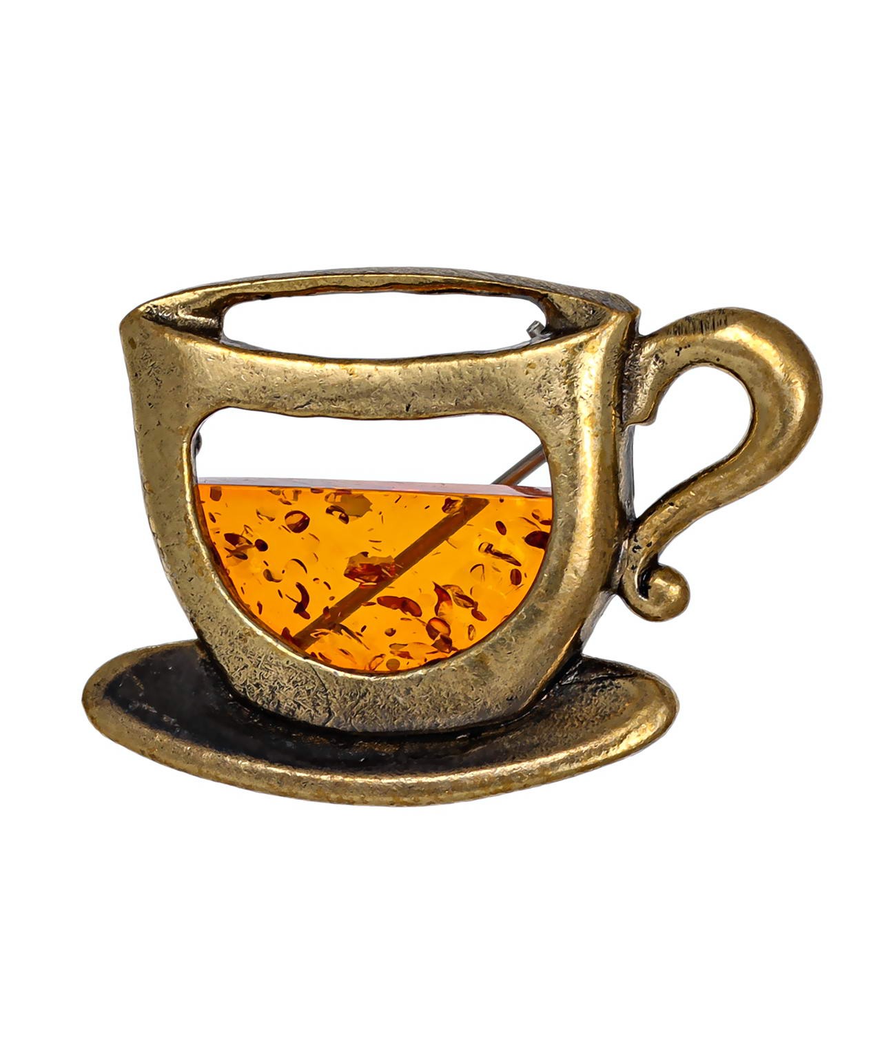 картинка Брошь Чашечка кофе 2671.4 от магазина El Corazon
