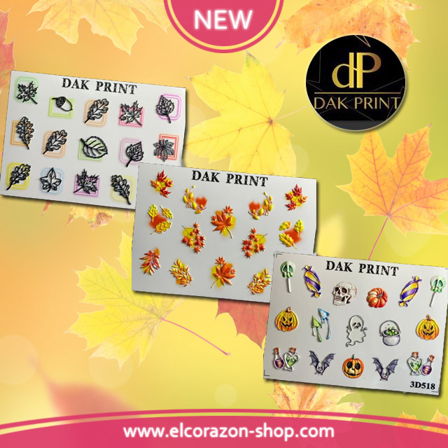 New autumn slider designs from Dak Print!