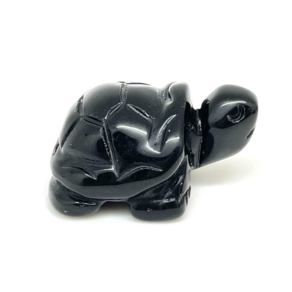 картинка "Черепаха-оберег" Сувенир Elit из натурального камня черный агат Sr-Turt-6 от магазина El Corazon