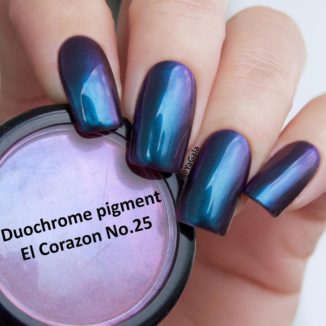 картинка El Corazon Перламутры для дизайна ногтей или для втирки (шиммеры) в баночке №pb-25, 2 г от магазина El Corazon