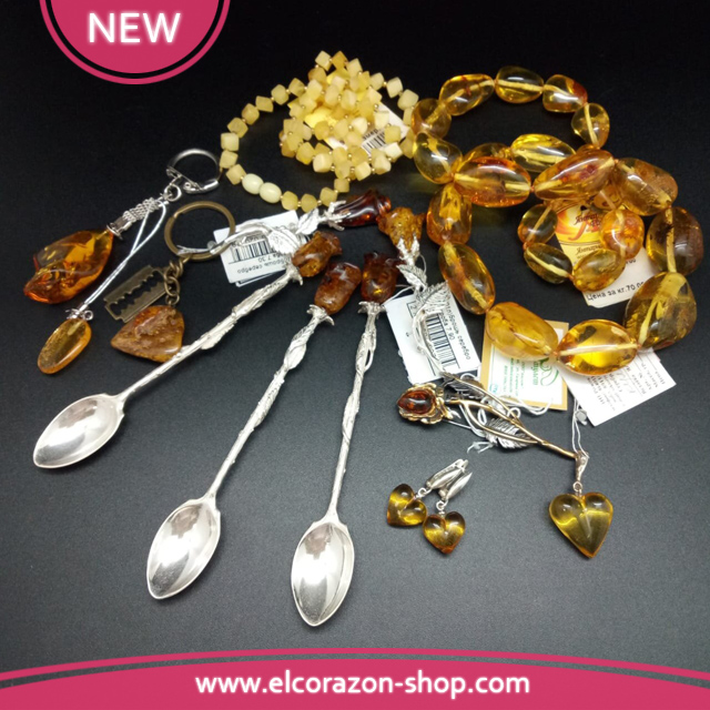 New amber jewelry and souvenirs!