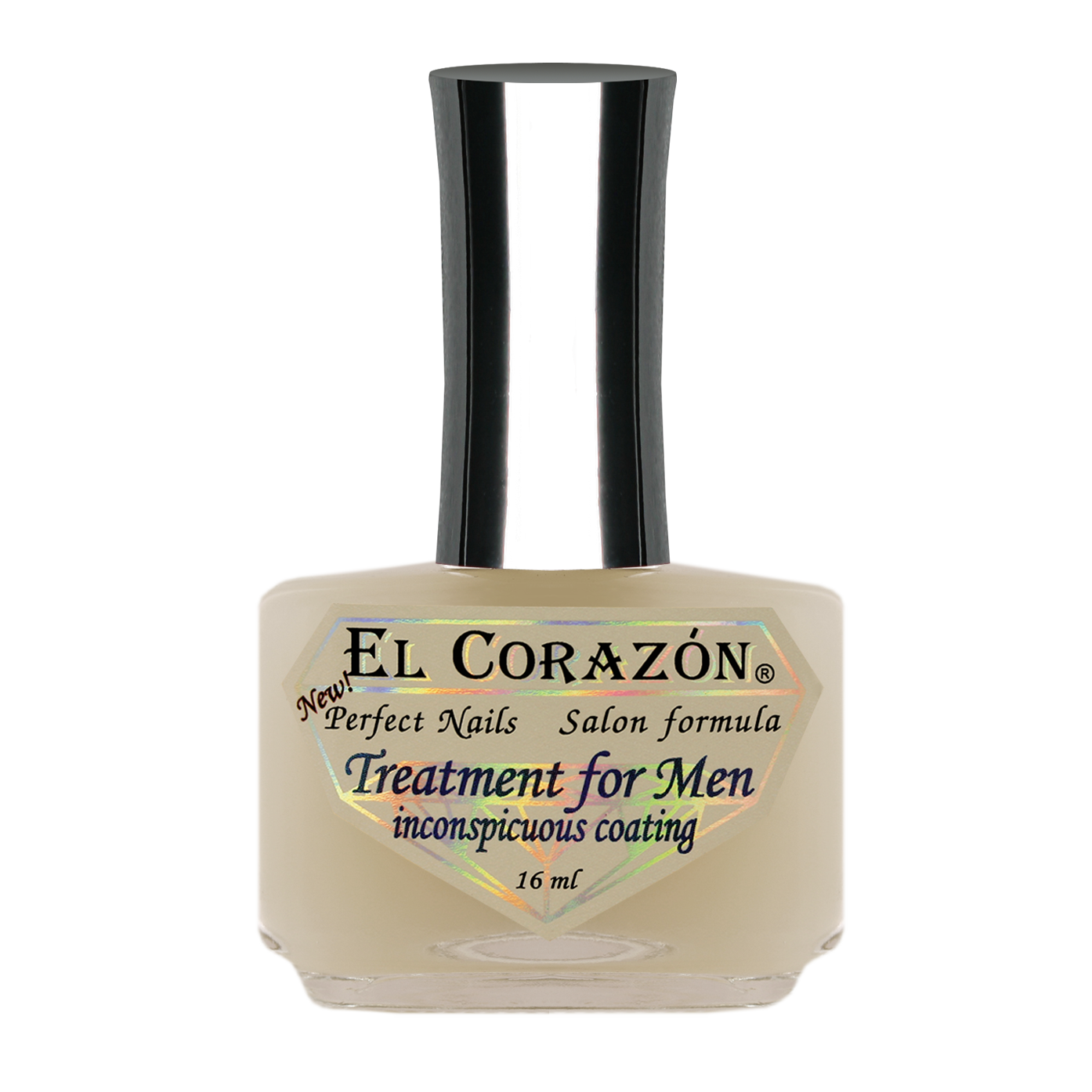 картинка El Corazon Perfect Nails №440 Незаметное покрытие для мужского маникюра "Treatment for Men inconspicuous coating" 16 мл от магазина El Corazon