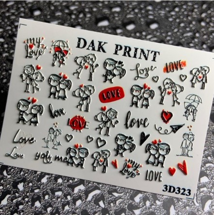 картинка Dak Print Слайдер дизайн 3D 323 от магазина El Corazon
