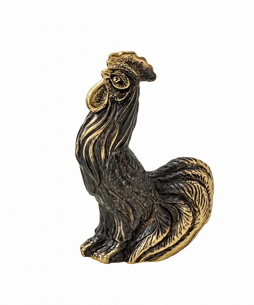 картинка Птица Петушок золотой гребешок без подставки 1192.1 от магазина El Corazon