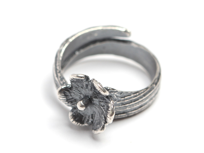 картинка AB- Фурнитура для украшений, Основа для кольца 3156(1) Античное Серебро от магазина El Corazon