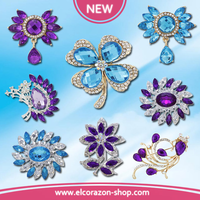 New trendy vintage brooches!