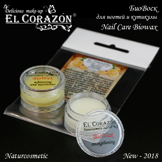 New! El Corazon Nail and Cuticle Care BioWaxs!