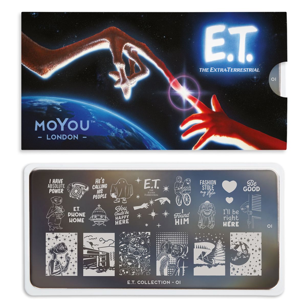 картинка MoYou London The Extra-Terrestrial №01 Пластина для стемпинга от магазина El Corazon