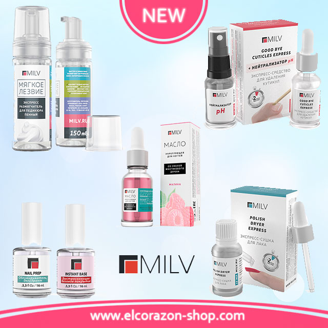 New Milv: base and top coats, cuticle care and etc.!