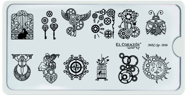 картинка El Corazon Пластина для стемпинга №EC-SP-1016 от магазина El Corazon