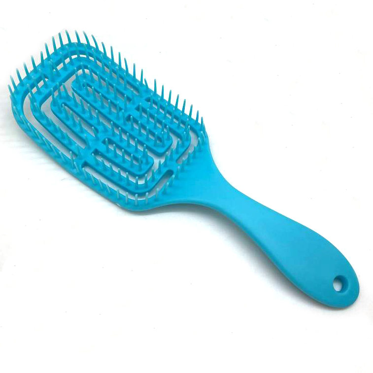 картинка Kaizer  Щетка  для мокрых и вьющихся волос N-401 голубая Brush 250 от магазина El Corazon