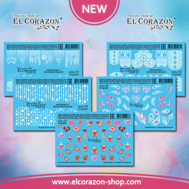 New El Corazon Water decals !!!