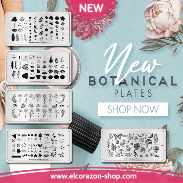 New stamping plates from MoYou London Botanical Series!
