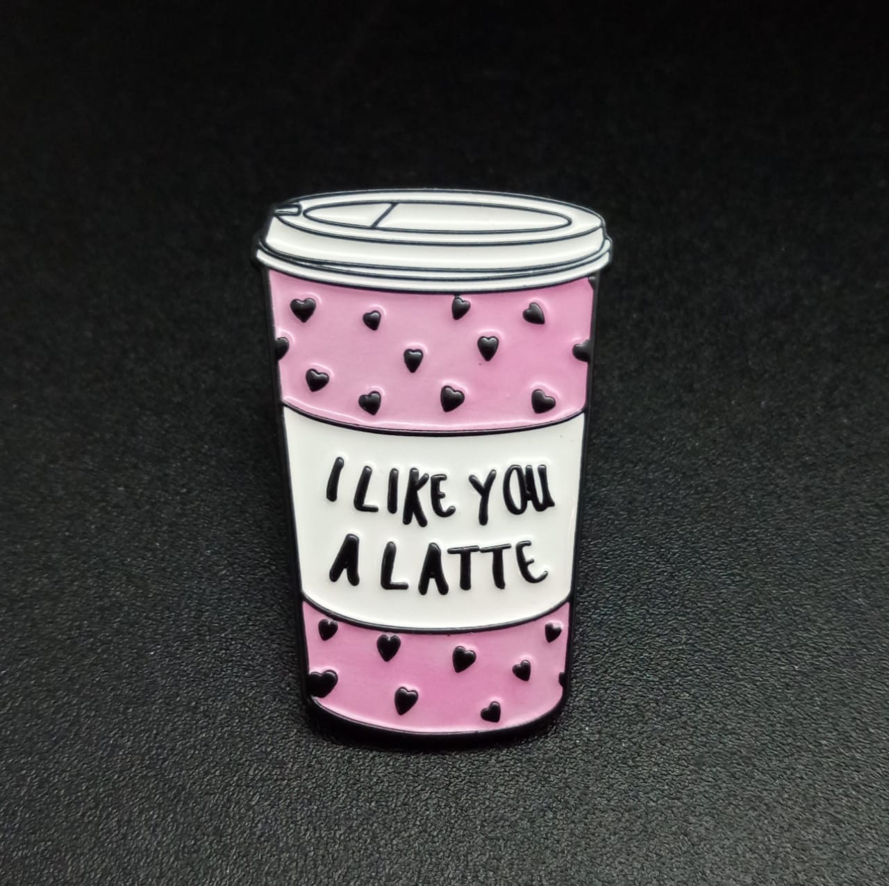 картинка Брошь пусет I Like you a latte от магазина El Corazon