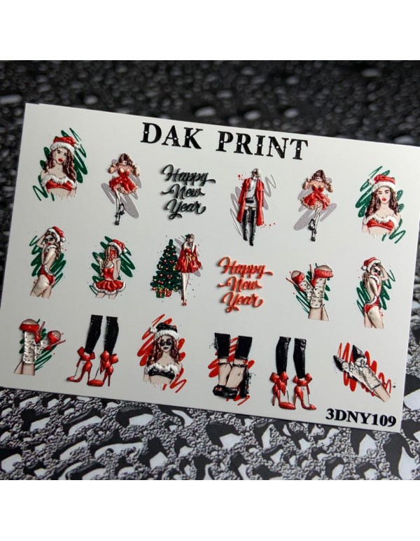 картинка Dak Print Слайдер дизайн 3D NY109 от магазина El Corazon