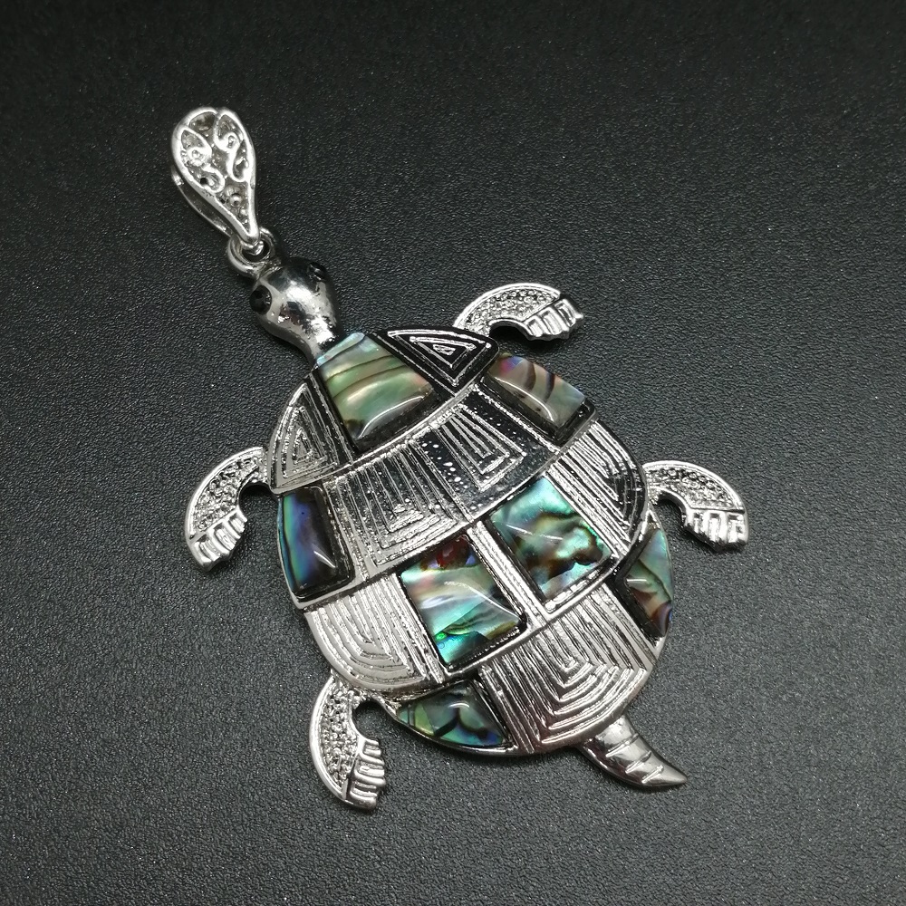 картинка Подвеска Черепаха с перламутром (Гелиотис)  от магазина El Corazon