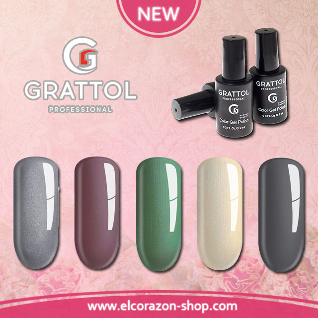 New shades of Gel Polish from the brand Grattol !!!