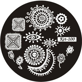 картинка Kaleidoscope Диск для стемпинга №kst-100 от магазина El Corazon