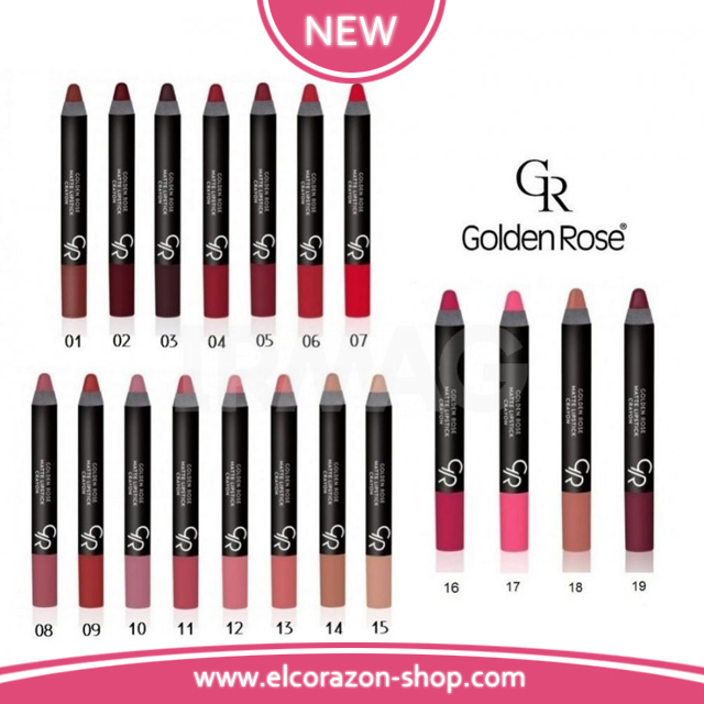 The arrival of Matte Lipstick Crayon from Golden Rose!