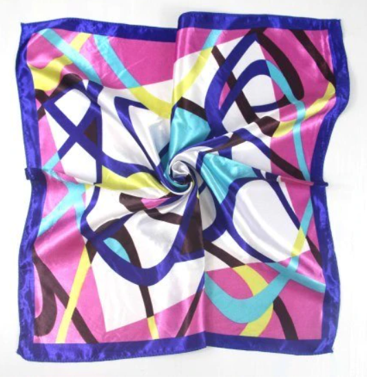 картинка Легкий, женский шелковый шарф-платок 50X50 cm 144 от магазина El Corazon
