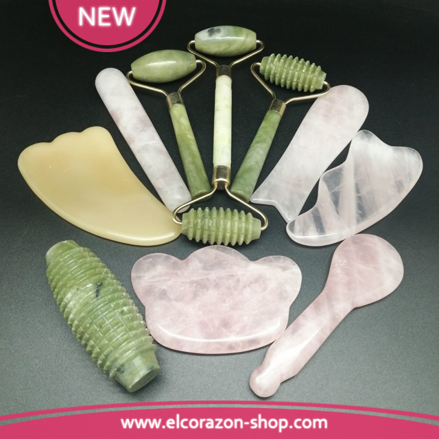 New face massagers made from natural stones!