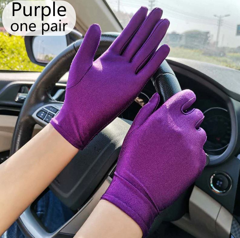 картинка Женские солнцезащитные перчатки, фиолетовые glov-28 от магазина El Corazon