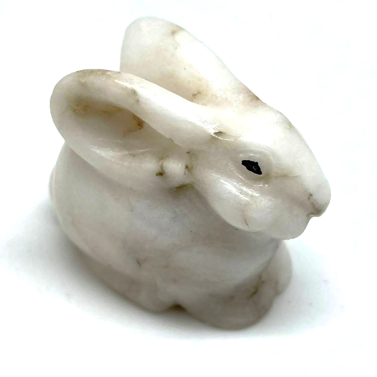 картинка Сувенир Зайчик маленький из натурального камня Sr-Bor009 от магазина El Corazon