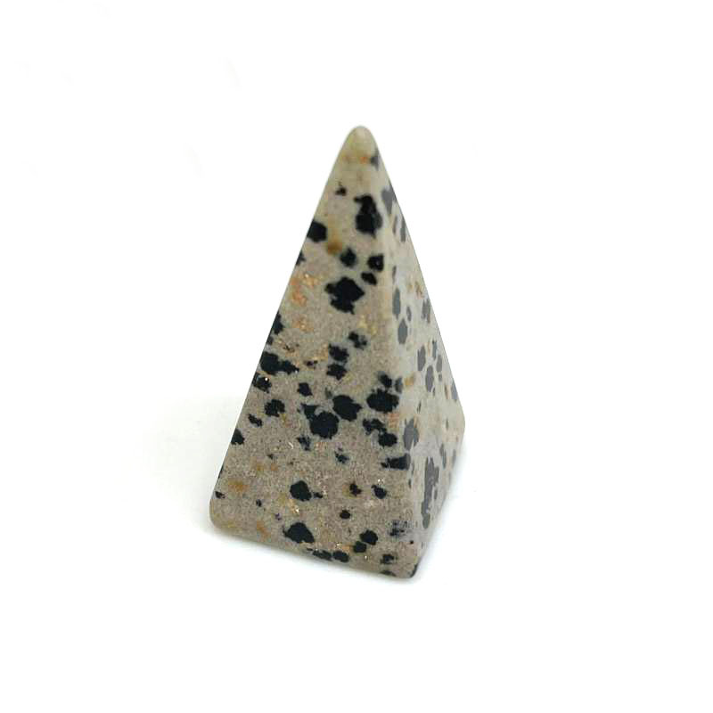 картинка Пирамидка K-min из далматиновой яшмы Sr-Pyr-07 от магазина El Corazon