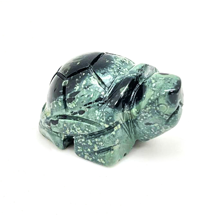 картинка "Черепаха-оберег" Сувенир Elit из натурального камня змеевик Sr-Turt-08 от магазина El Corazon