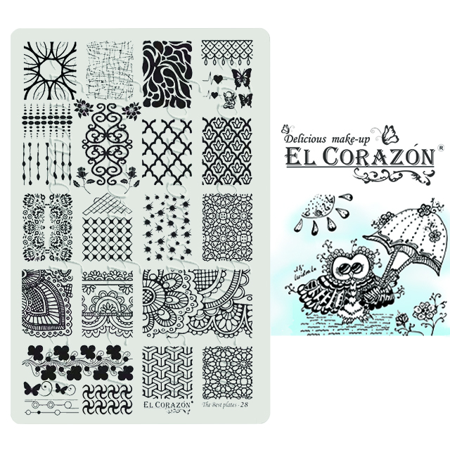 картинка El Corazon Пластина для стемпинга №The Best plates - 28 от магазина El Corazon