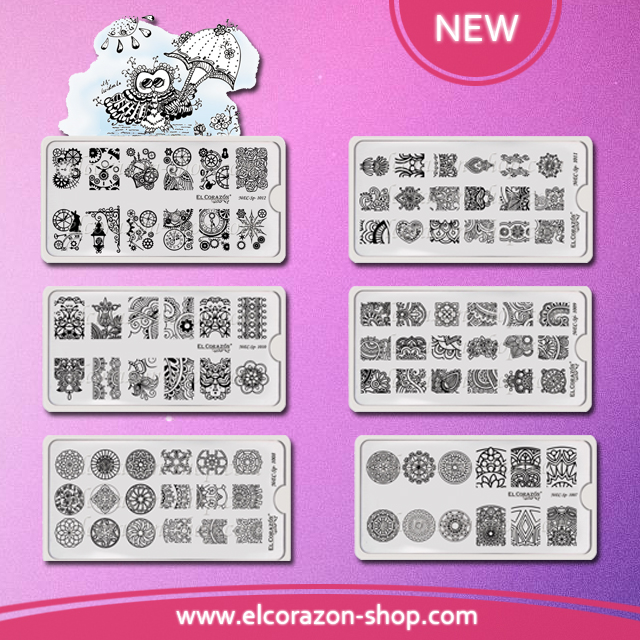 New El Corazon Stamping Plates!!!