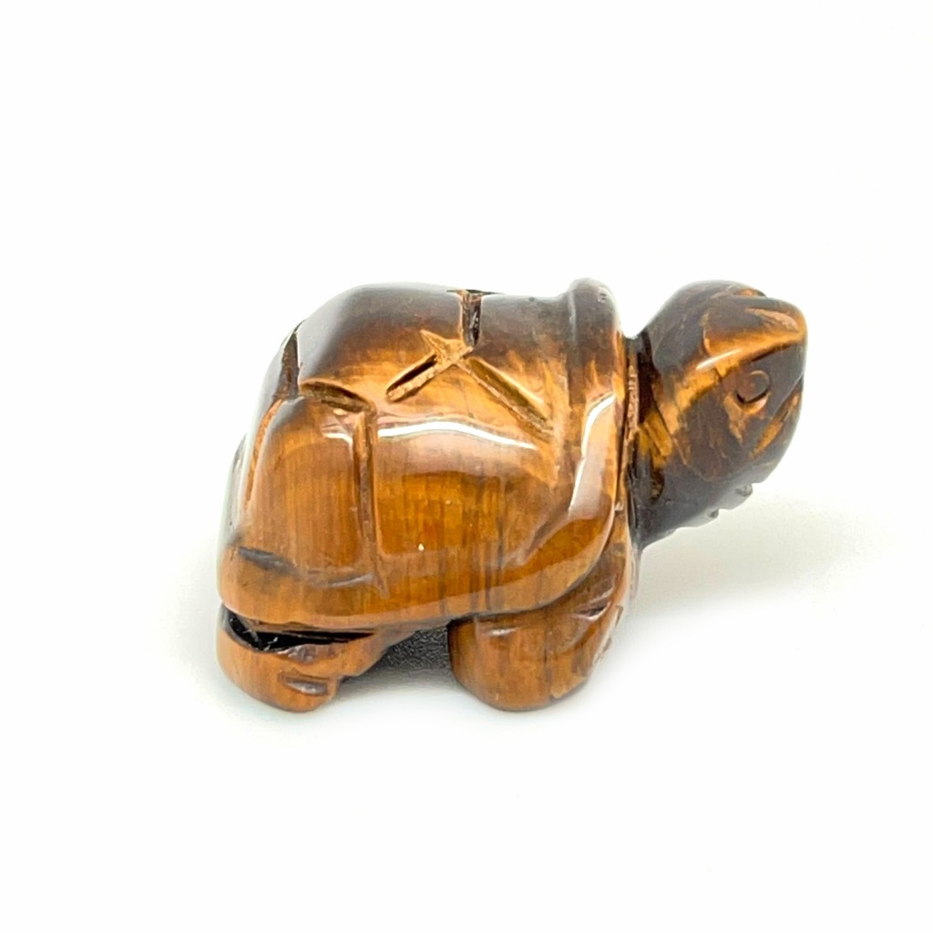 картинка "Черепаха-оберег" Сувенир Elit из натурального камня тигровый глаз Sr-Turt-1 от магазина El Corazon