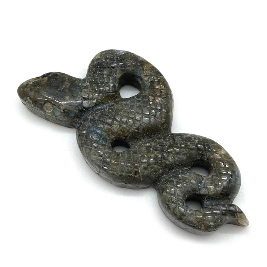 картинка Лабрадорит Резное панно-змея Scry-175 от магазина El Corazon
