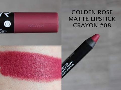 картинка Golden Rose 08 Матовая помада-карандаш для губ Matte Lipstick Crayon от магазина El Corazon