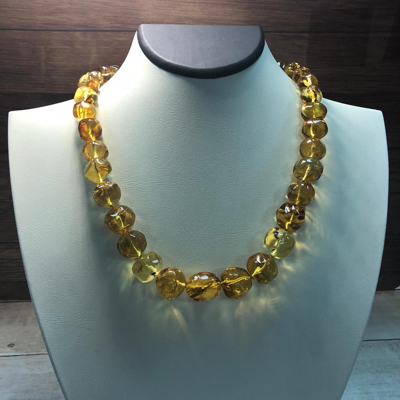 картинка Ожерелье из цельного природного янтаря 1 от магазина El Corazon