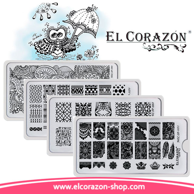 Hurry up to buy El Corazon stamping plates!