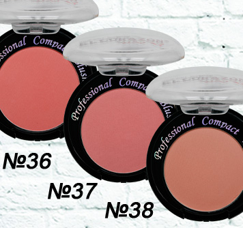 Three new shades of blush by EL Corazon!